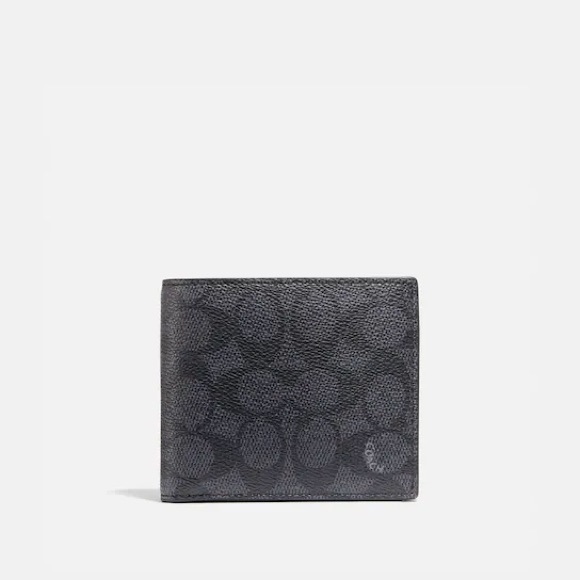 COACH Coin Wallet In Signature Canvas $165 - Picture 1 of 7